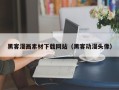 湘阴黑客漫画素材下载网站（黑客动漫头像）
